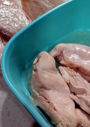 手抜きサラダチキン❥レンジで♡-レシピのメイン写真