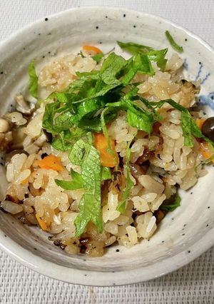 アサリとキノコの炊き込みご飯-レシピのメイン写真