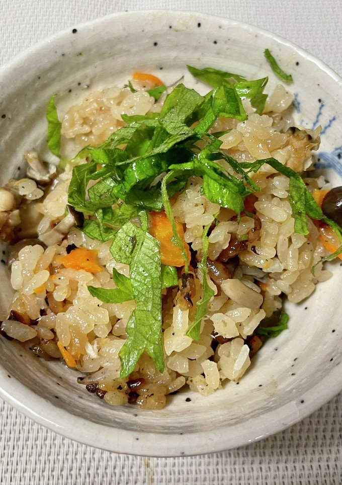 アサリとキノコの炊き込みご飯-レシピのメイン写真