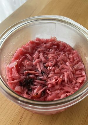 【梅酢消費】　手づくり　紅しょうが　-レシピのメイン写真