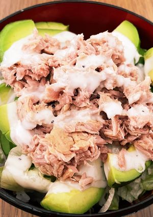 ツナアボガド丼-レシピのメイン写真