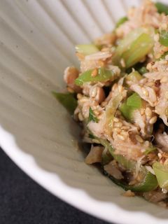 ネギの青い部分とシーチキンのポン酢和え-レシピのメイン写真