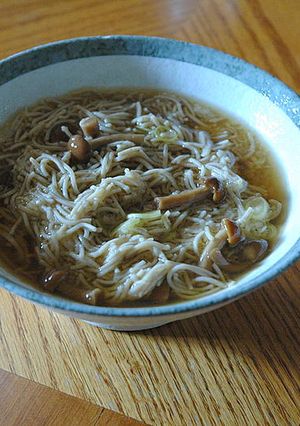 エキゾチック食感が好き☆山かけなめこそば-レシピのメイン写真