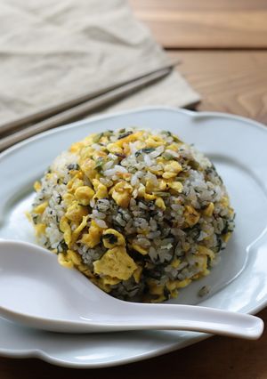卵たっぷり高菜チャーハン-レシピのメイン写真