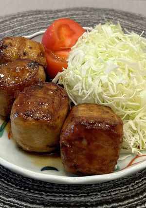 厚揚げの豚バラ巻き-レシピのメイン写真