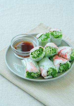 かにかまの生春巻き-レシピのメイン写真