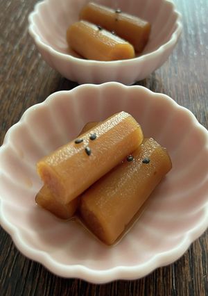 牛蒡の酢醤油煮（お節料理にも）-レシピのメイン写真