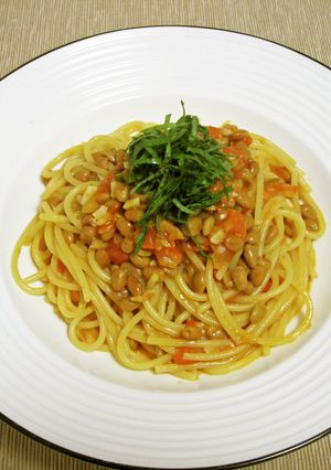 納豆スパゲッティ-レシピのメイン写真