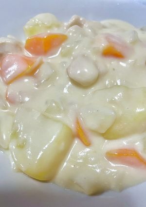 無水で美味しくクリームシチュー-レシピのメイン写真