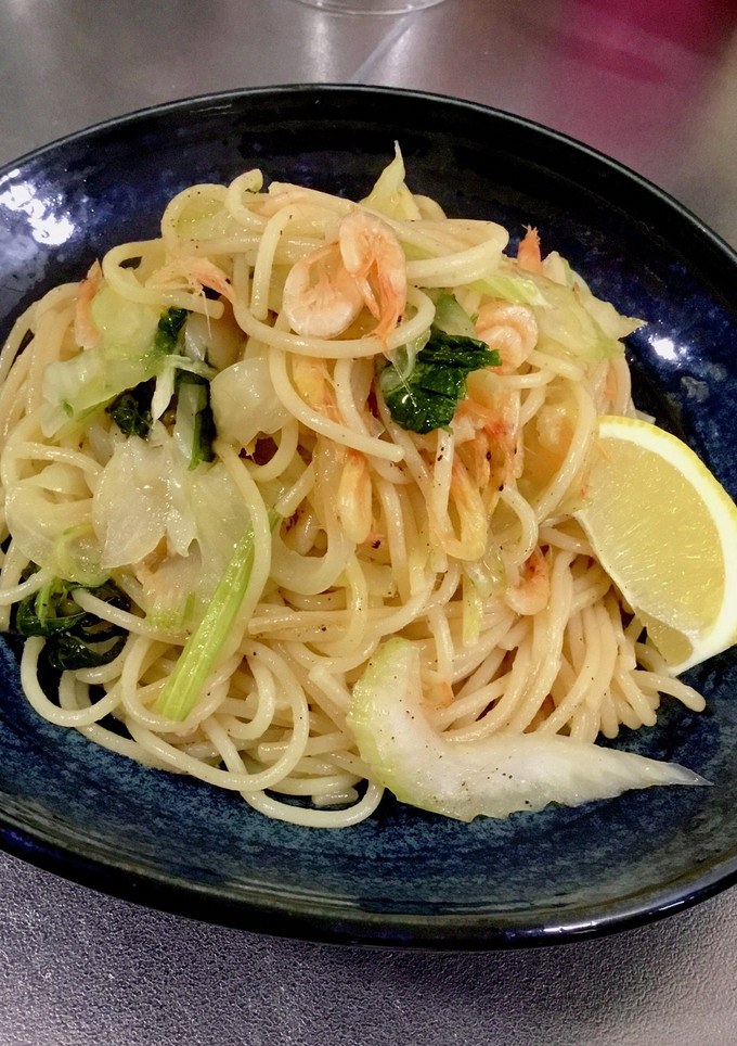 桜海老とセロリの和風パスタ-レシピのメイン写真