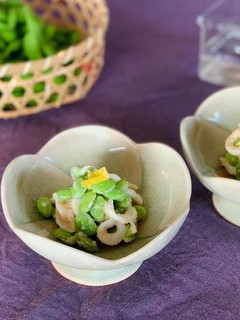 秘伝豆とイカとめんたいこ和え-レシピのメイン写真