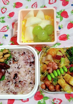 秋香る♪塾弁☆根菜のかき揚げ -レシピのメイン写真