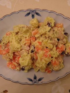 さつまいもとお豆のサラダ-レシピのメイン写真