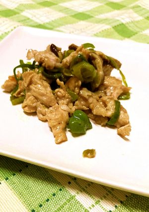 さっぱり♥　見た目青椒肉絲風☺ポン酢炒め-レシピのメイン写真