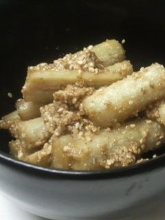 簡単すっぱごぼうの胡麻和え-レシピのメイン写真