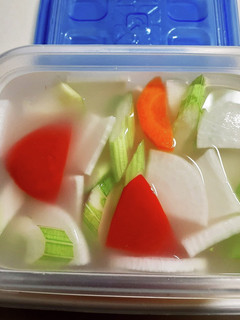 夏の覚書☆米のとぎ汁で作る簡単水キムチ-レシピのメイン写真