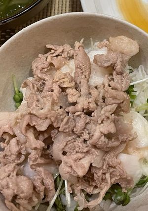 夏バテお腹に優しいととろ豚丼-レシピのメイン写真
