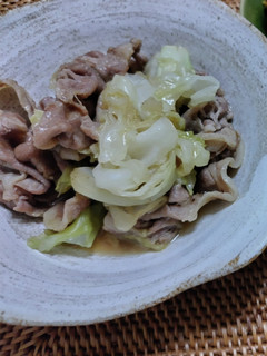 キャベツと豚肩ロースの(蒸し)焼き-レシピのメイン写真