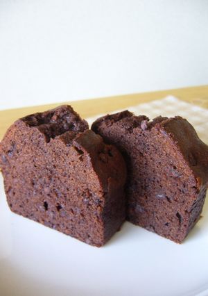 ココアとチョコチップのパウンドケーキ-レシピのメイン写真