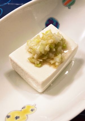 超簡単！お手軽！豆腐の中華ネギやっこ-レシピのメイン写真
