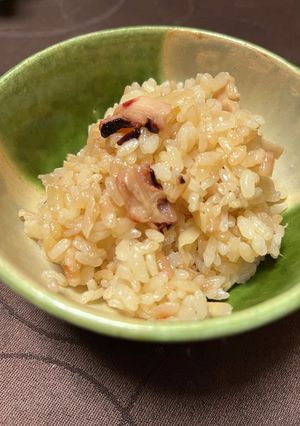 タコと和らぎメンマの炊き込みご飯-レシピのメイン写真