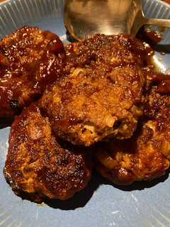 ケチャップ味の煮込みハンバーグ-レシピのメイン写真