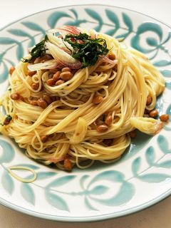 栄養満点!納豆で冷製パスタ-レシピのメイン写真