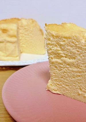 ふわしゅわ！こだわりのスフレチーズケーキ-レシピのメイン写真