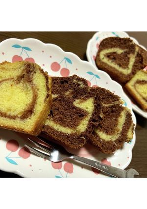HMで簡単!マーブルパンケーキ-レシピのメイン写真