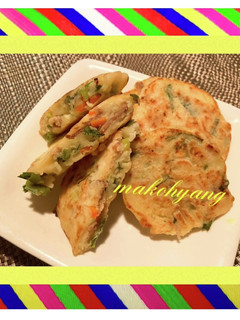 韓国料理☆米粉でチヂミ☆カンタン便利-レシピのメイン写真