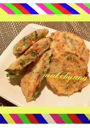 韓国料理☆米粉でチヂミ☆カンタン便利-レシピのメイン写真