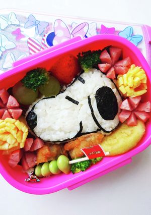 スヌーピーキャラ弁　お弁当！-レシピのメイン写真