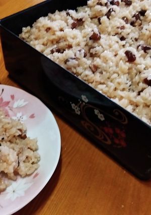 もち米なしのお赤飯-レシピのメイン写真