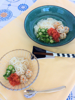 【離乳食完了期】肉団子冷やしそうめん-レシピのメイン写真