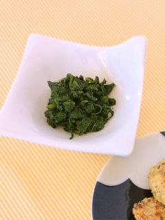 【離乳食後期】ほうれん草のごまあえ-レシピのメイン写真