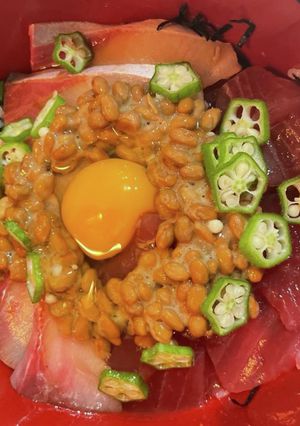 とろネバ海鮮丼-レシピのメイン写真