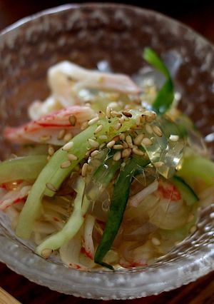 ところ天の酢の物-レシピのメイン写真