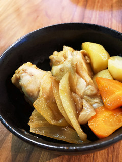 【残り物】肉じゃがの余りで!鶏肉炒め-レシピのメイン写真