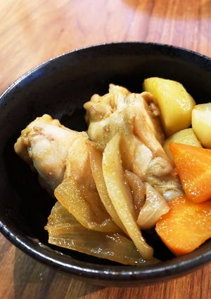 【残り物】肉じゃがの余りで!鶏肉炒め-レシピのメイン写真
