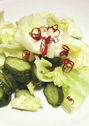 台湾の泡菜　キャベツの甘酢漬け-レシピのメイン写真