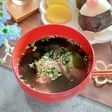 5分で出来る!鯖缶とワカメの旨塩スープ