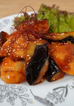 ヤンニョム長なすチキン-レシピのメイン写真