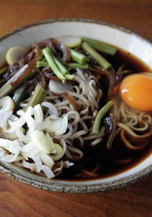 東京の漆黒の立ち食い蕎麦風-レシピのメイン写真