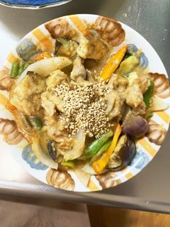 簡単きな粉味噌生姜味豚こま大根青椒肉絲風-レシピのメイン写真