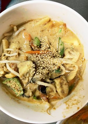 肉無チクワ簡単きな粉味噌ミルク味野菜炒め-レシピのメイン写真