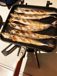 ししゃもがホットサンドメーカーで!-レシピのメイン写真