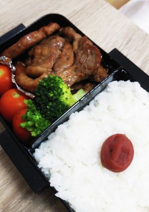 バレーボールの新人戦！ステーキ弁当！-レシピのメイン写真