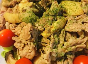 豚こまぎれ肉と茸/エリンギのあまから炒め-レシピのメイン写真