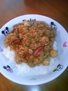 豆入り和風ドライカレー-レシピのメイン写真