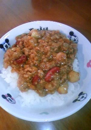 豆入り和風ドライカレー-レシピのメイン写真